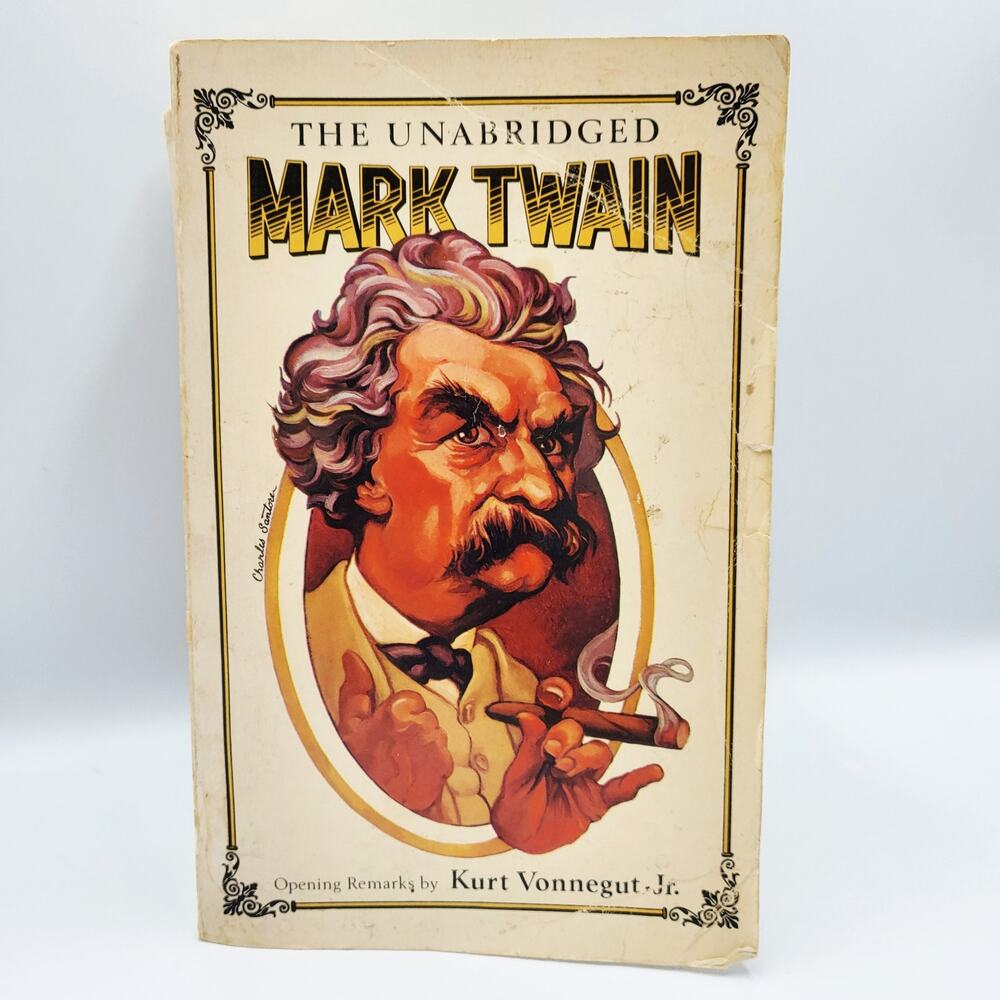 VTG 1976 The Unabridged Mark Twain by Kurt Vonnegut JR. Running Press Softcover
